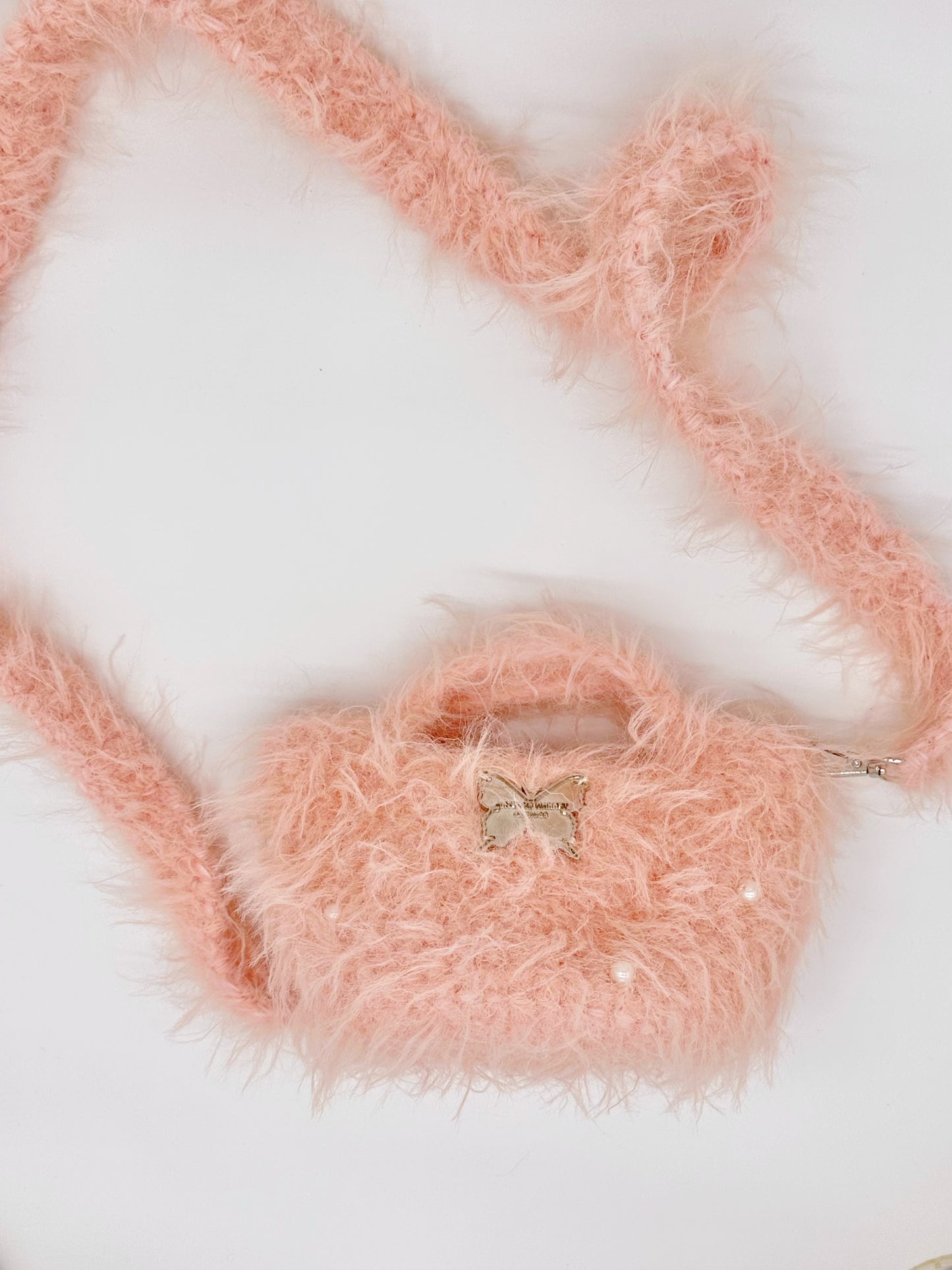 Peach Fuzz Bucket Bag