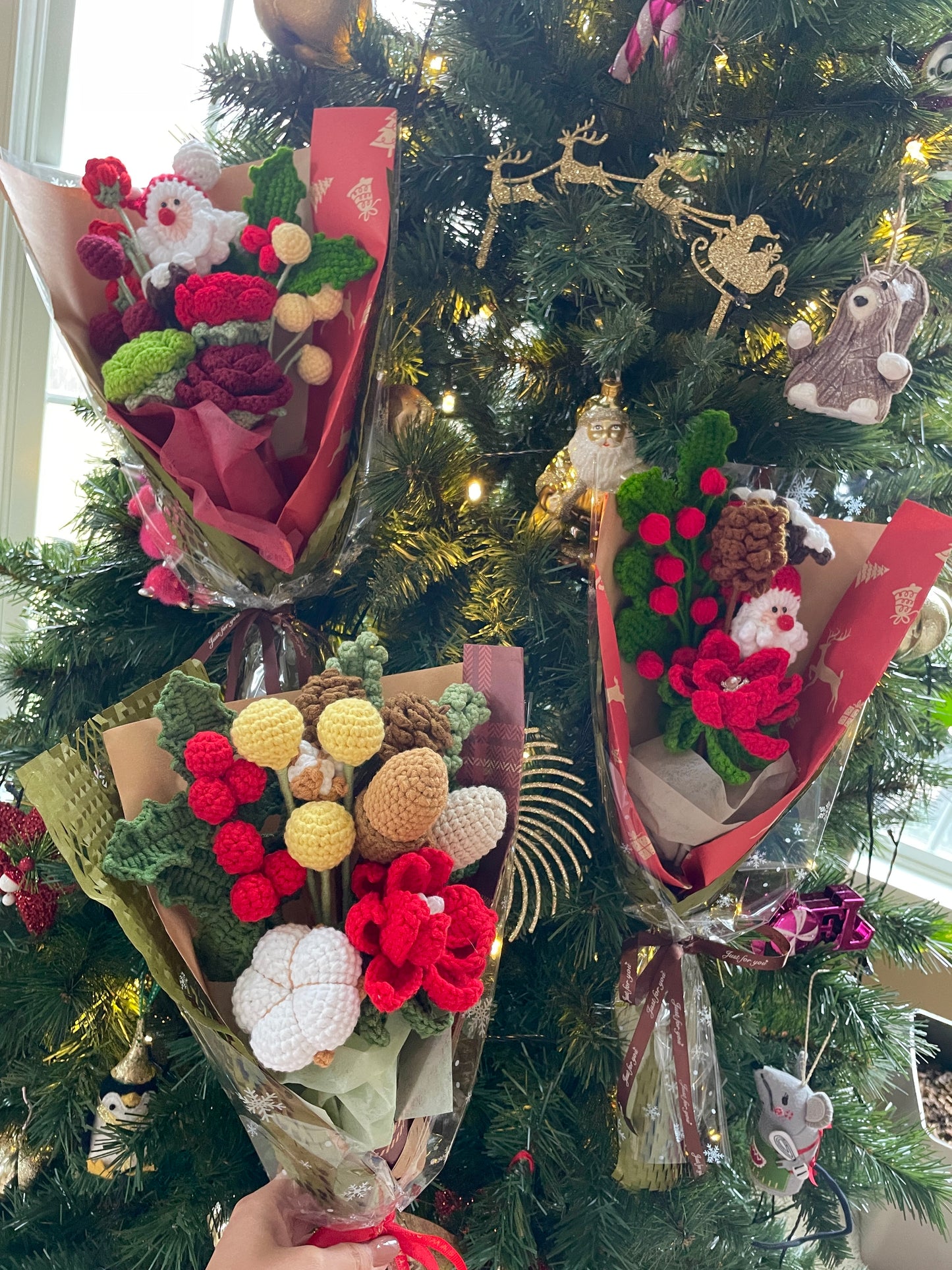 Nut Crochet Bouquet