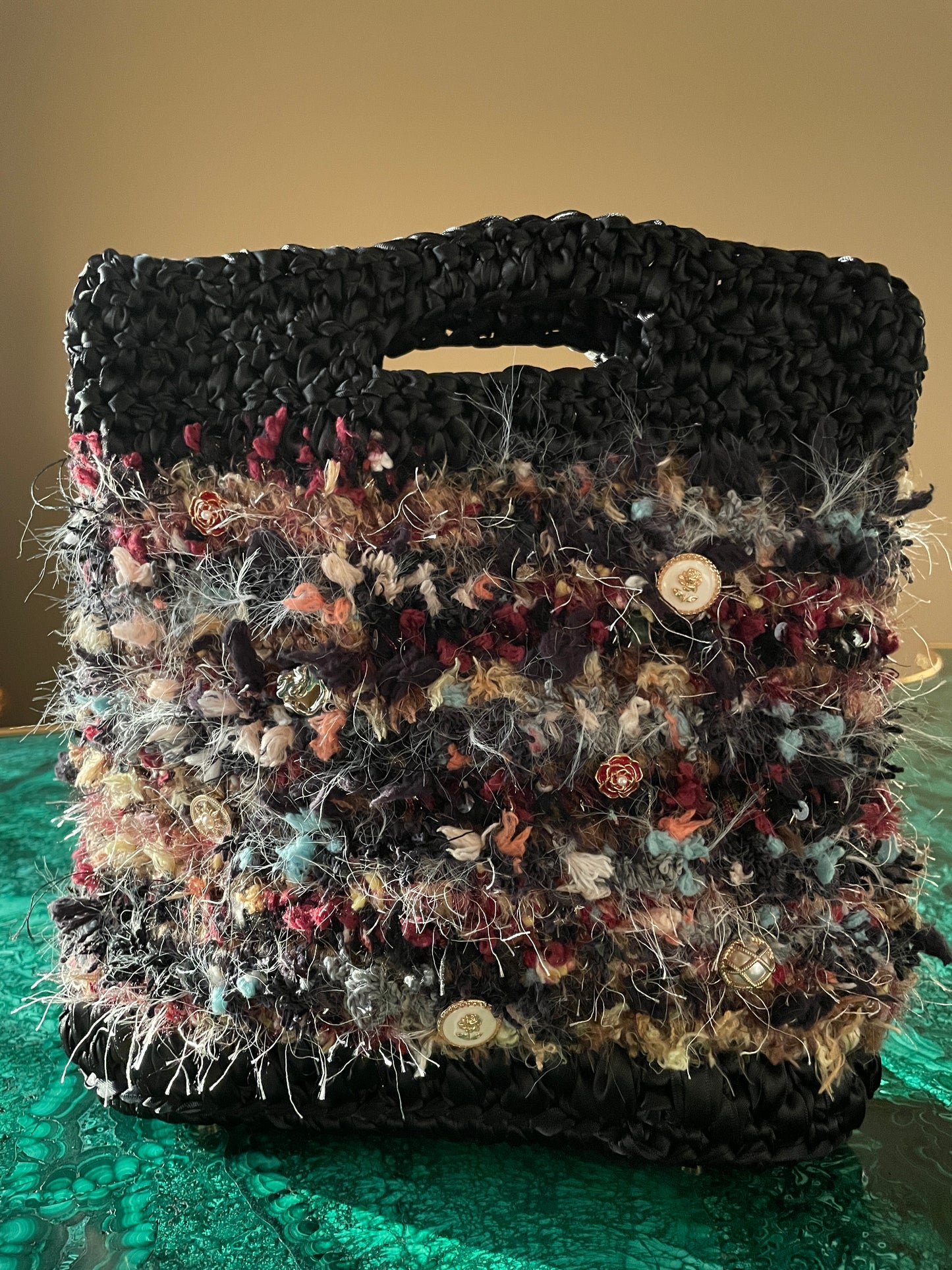 Black Baccara Tote