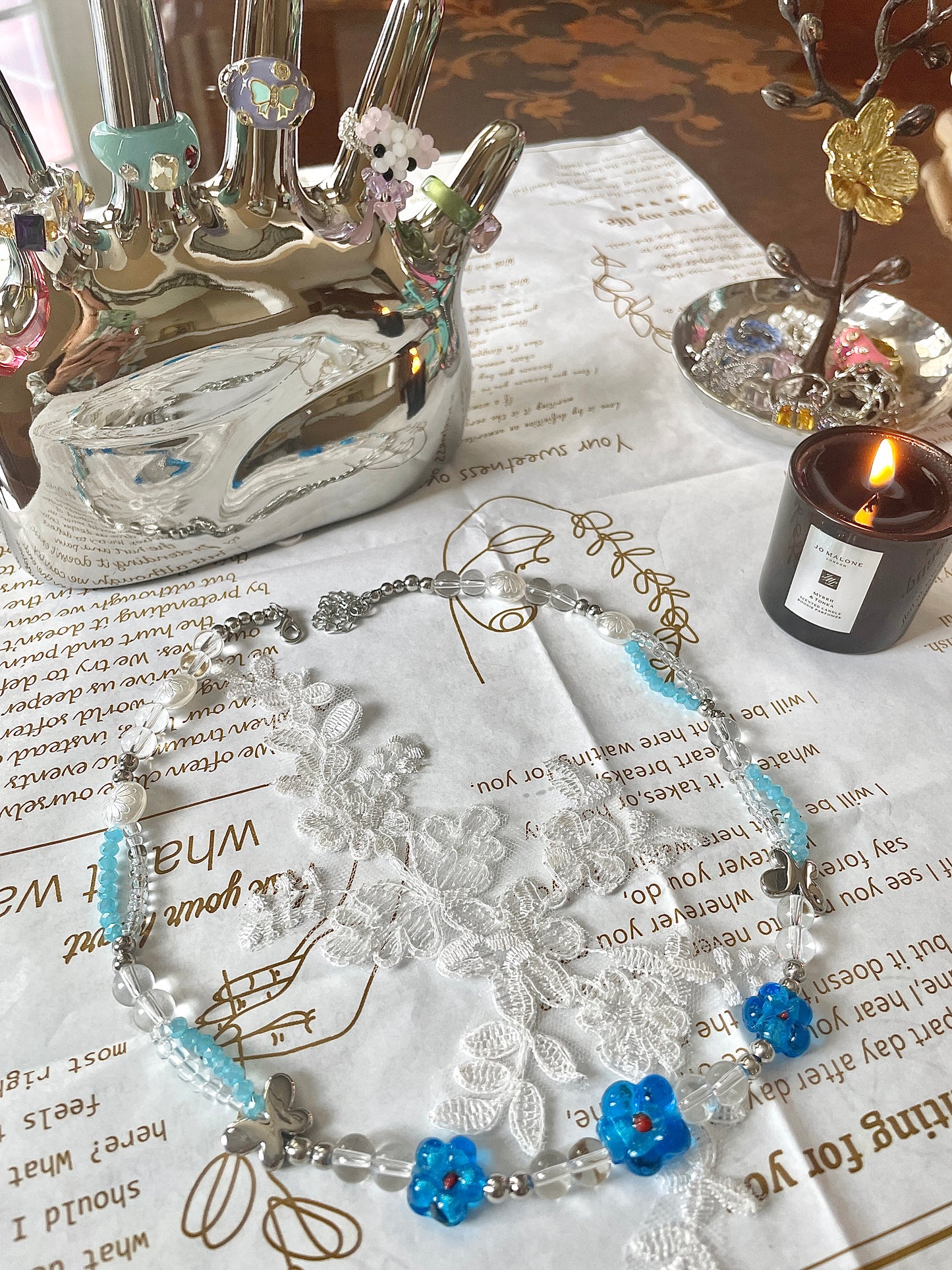 Aesthetic Bead Necklace
