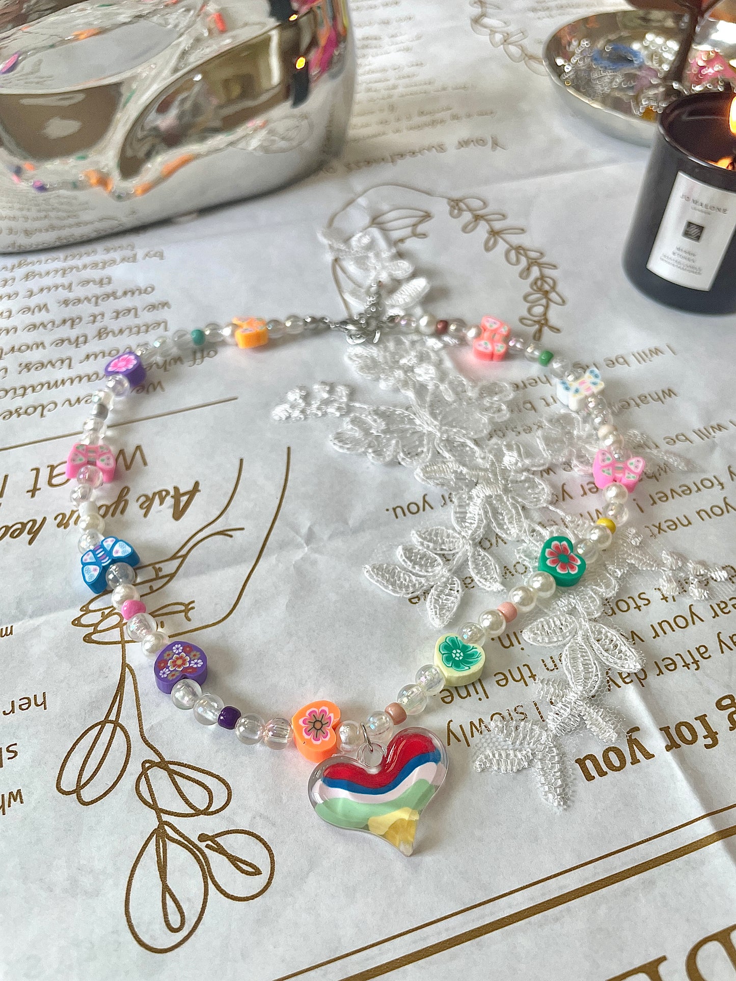 Aesthetic Bead Necklace