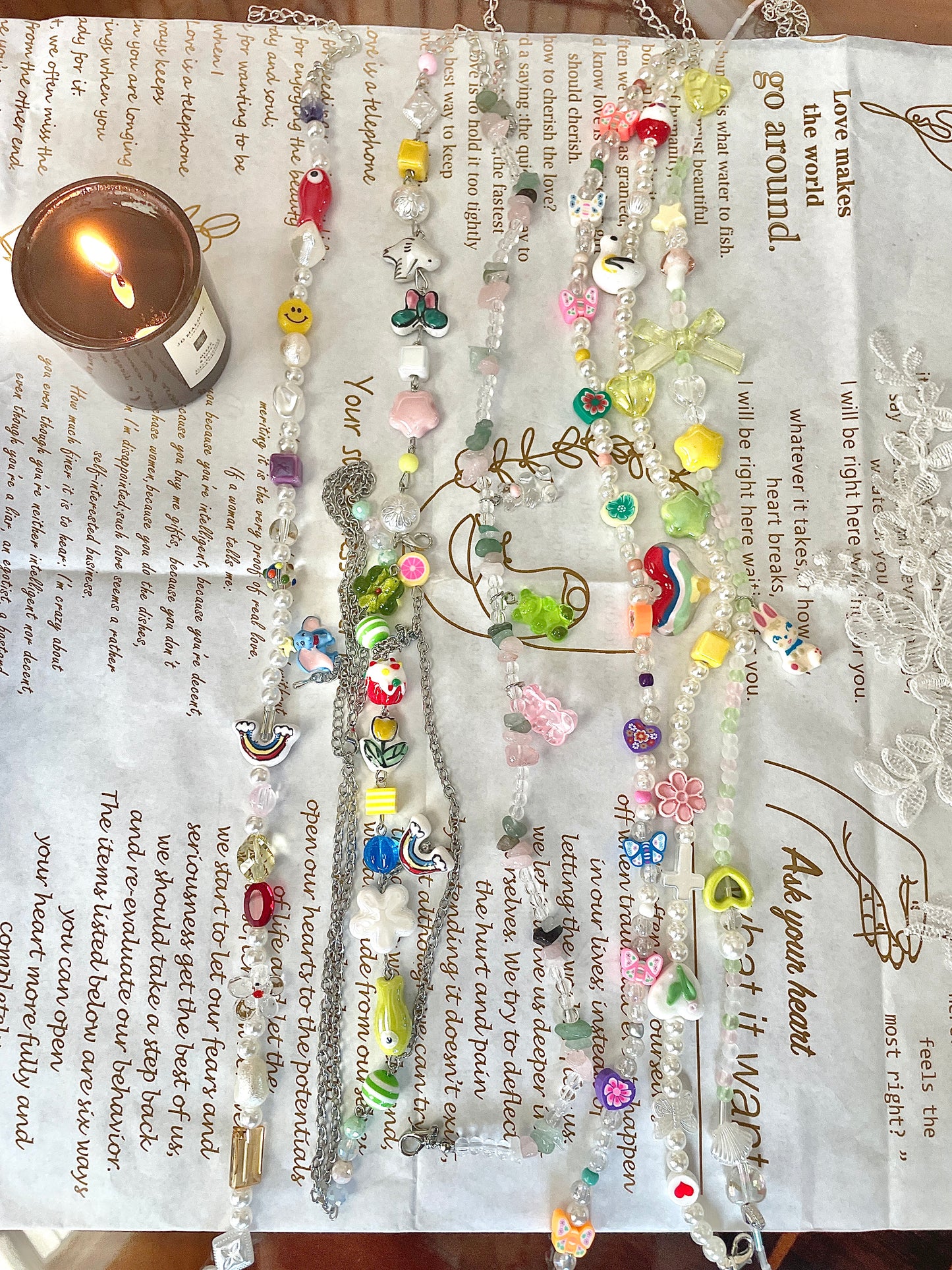 Aesthetic Bead Necklace