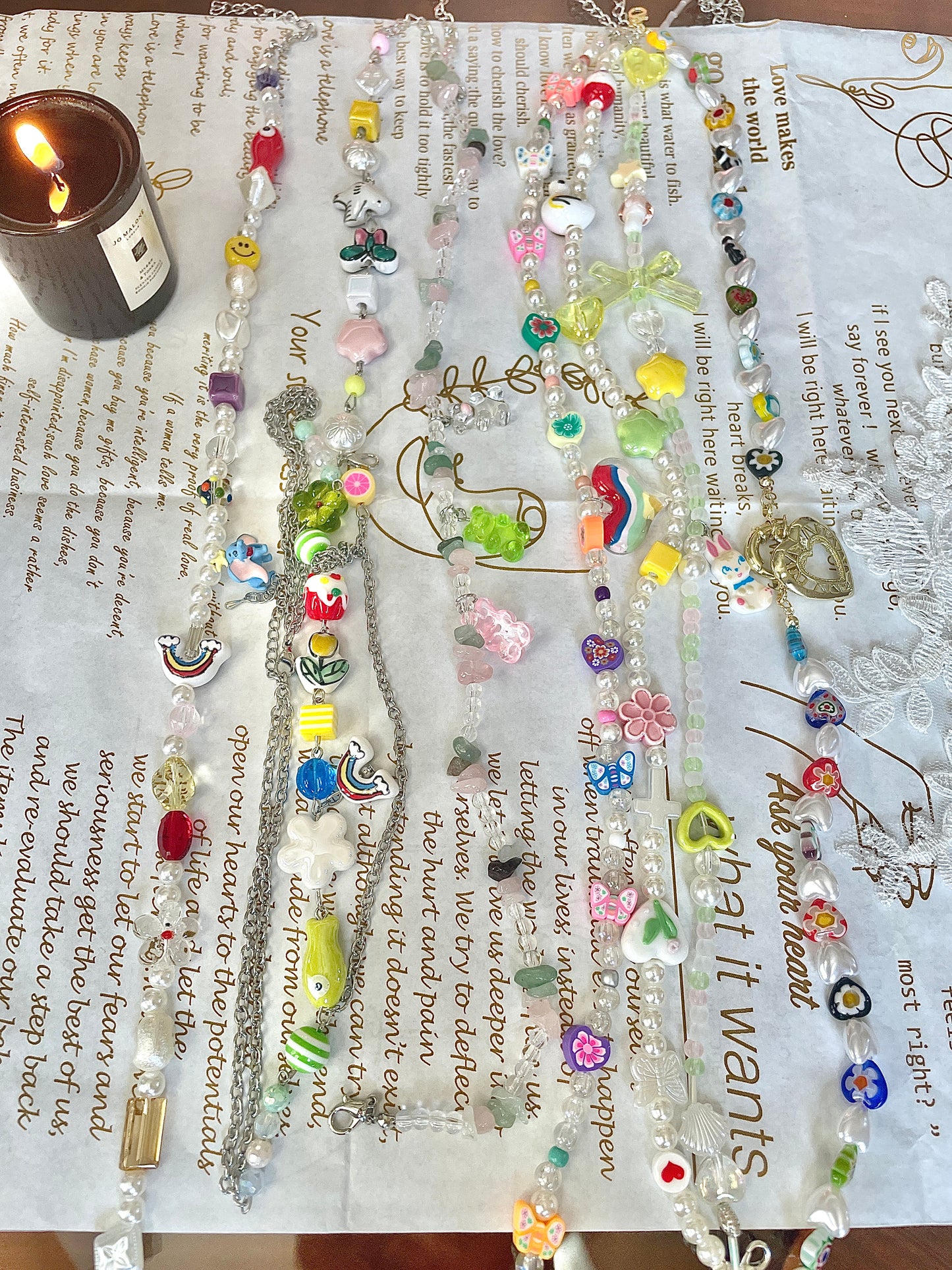 Aesthetic Bead Necklace