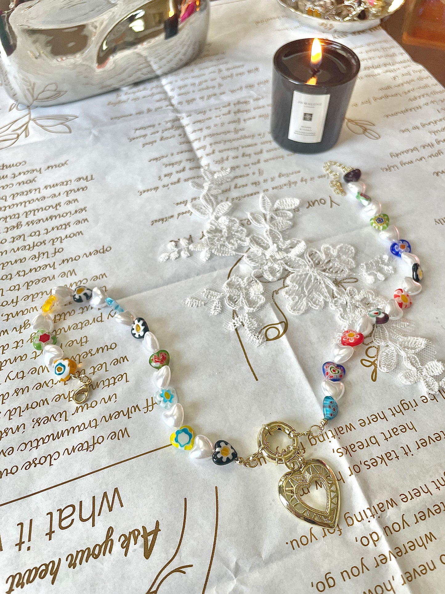 Aesthetic Bead Necklace