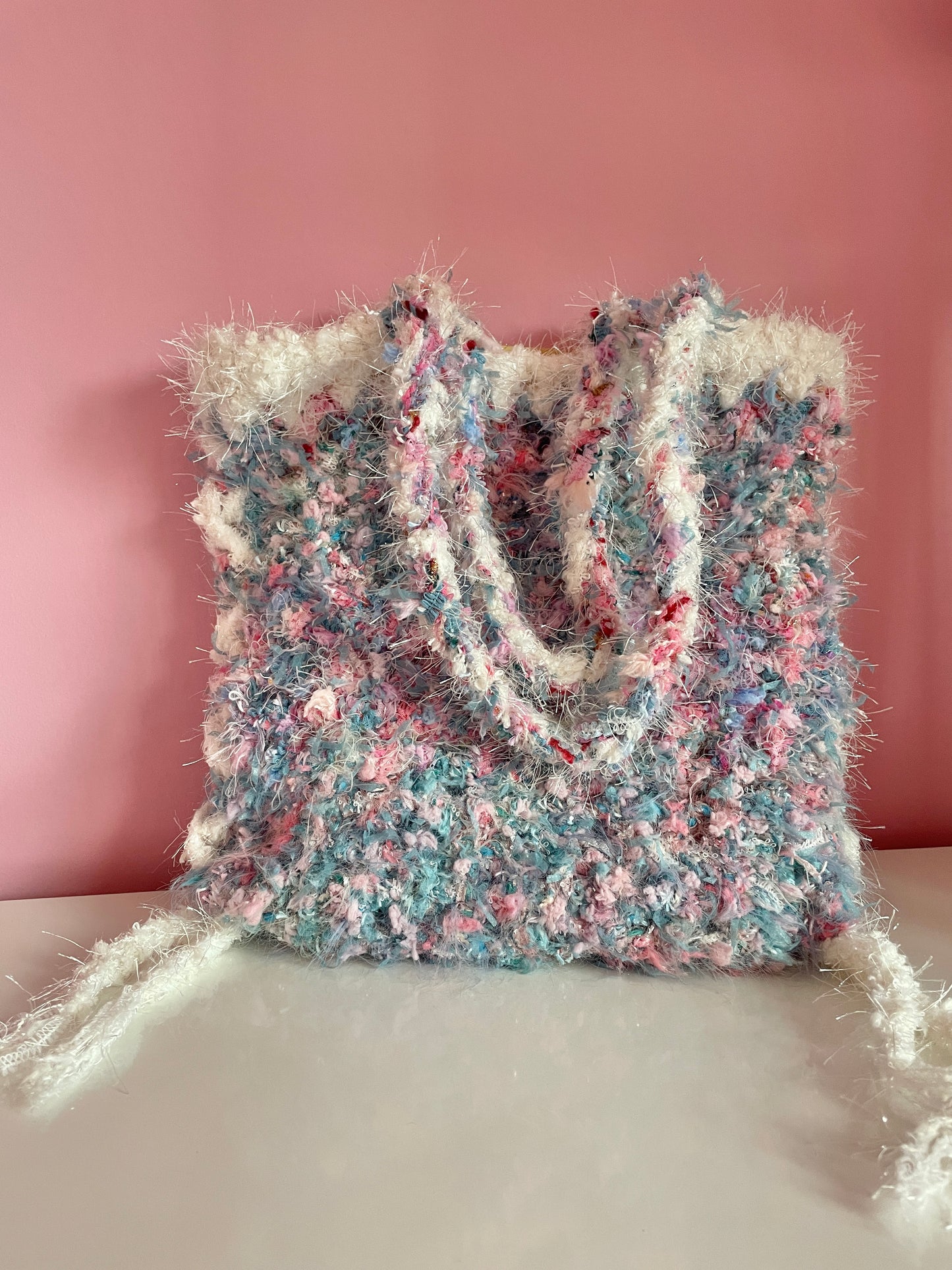 Cotton Candy Mesh Tote