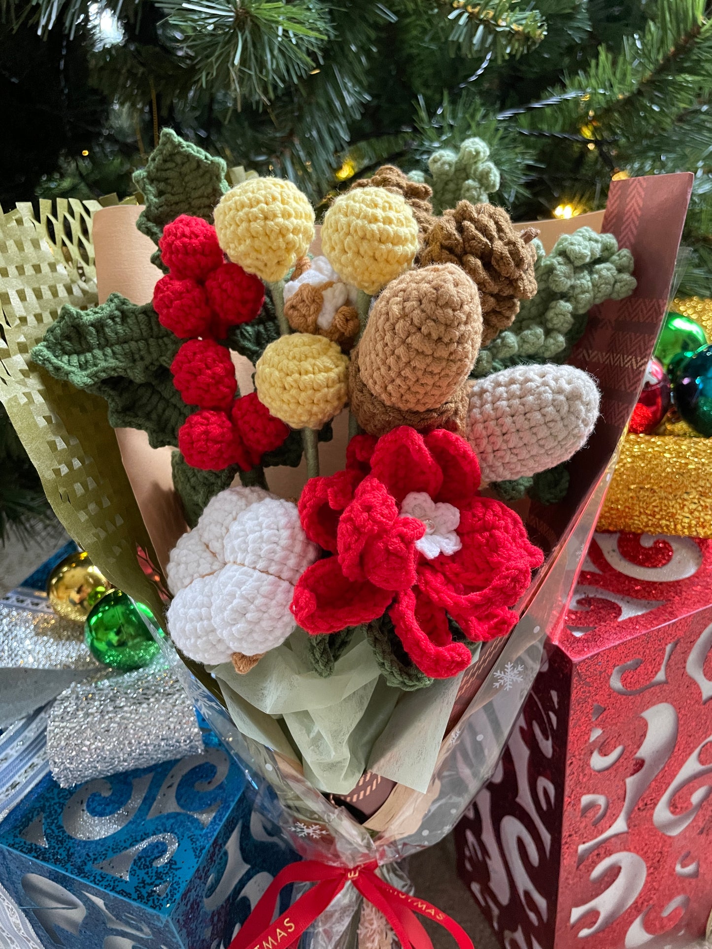 Nut Crochet Bouquet