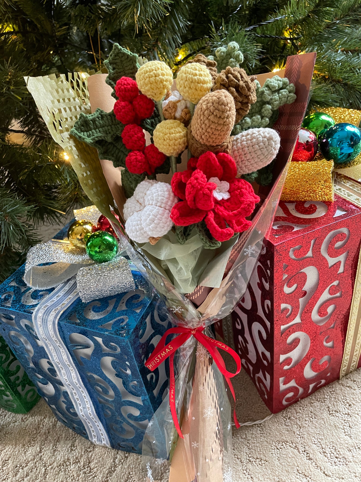 Nut Crochet Bouquet