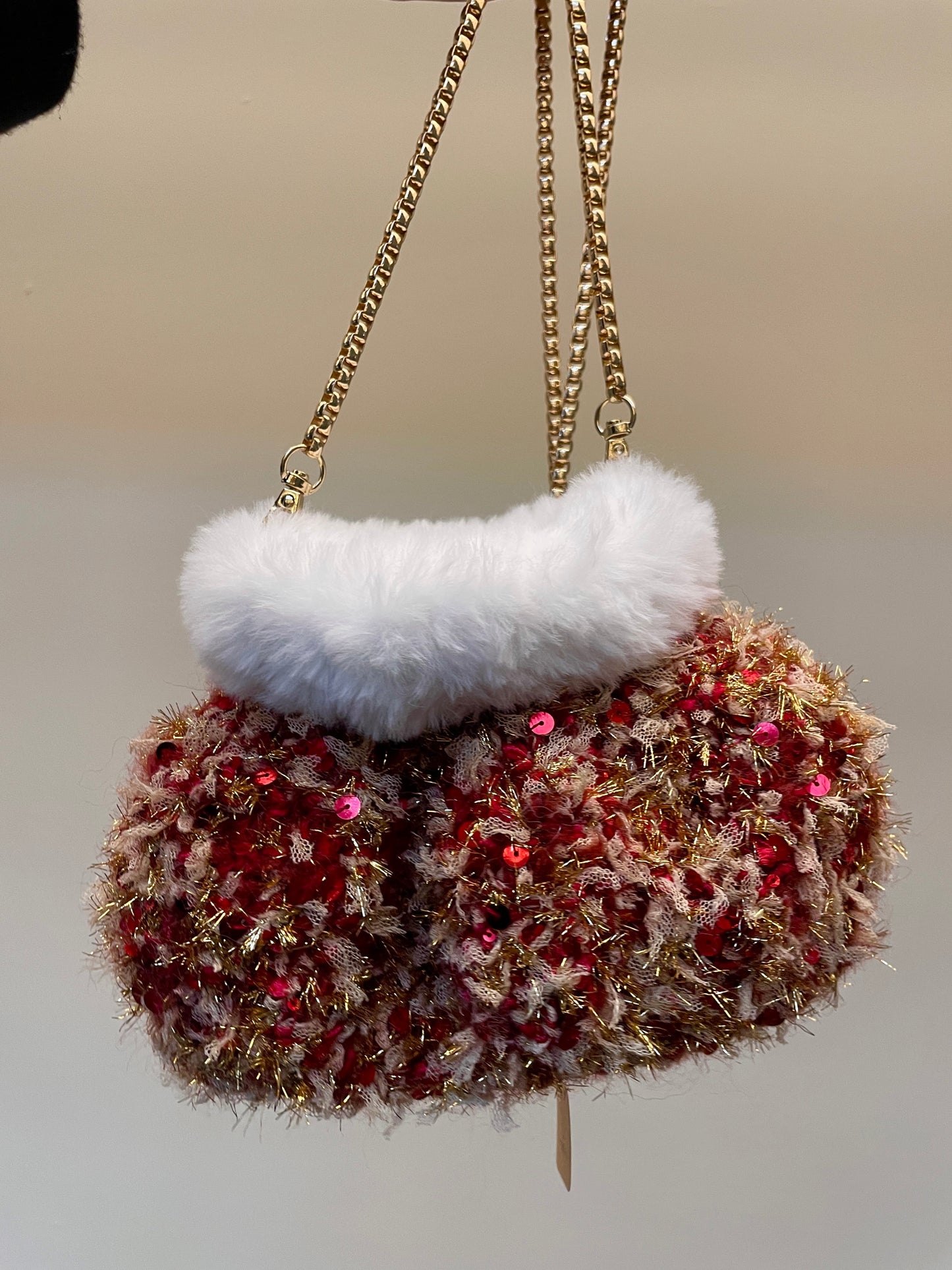 Merry Christmas Puffy Bag